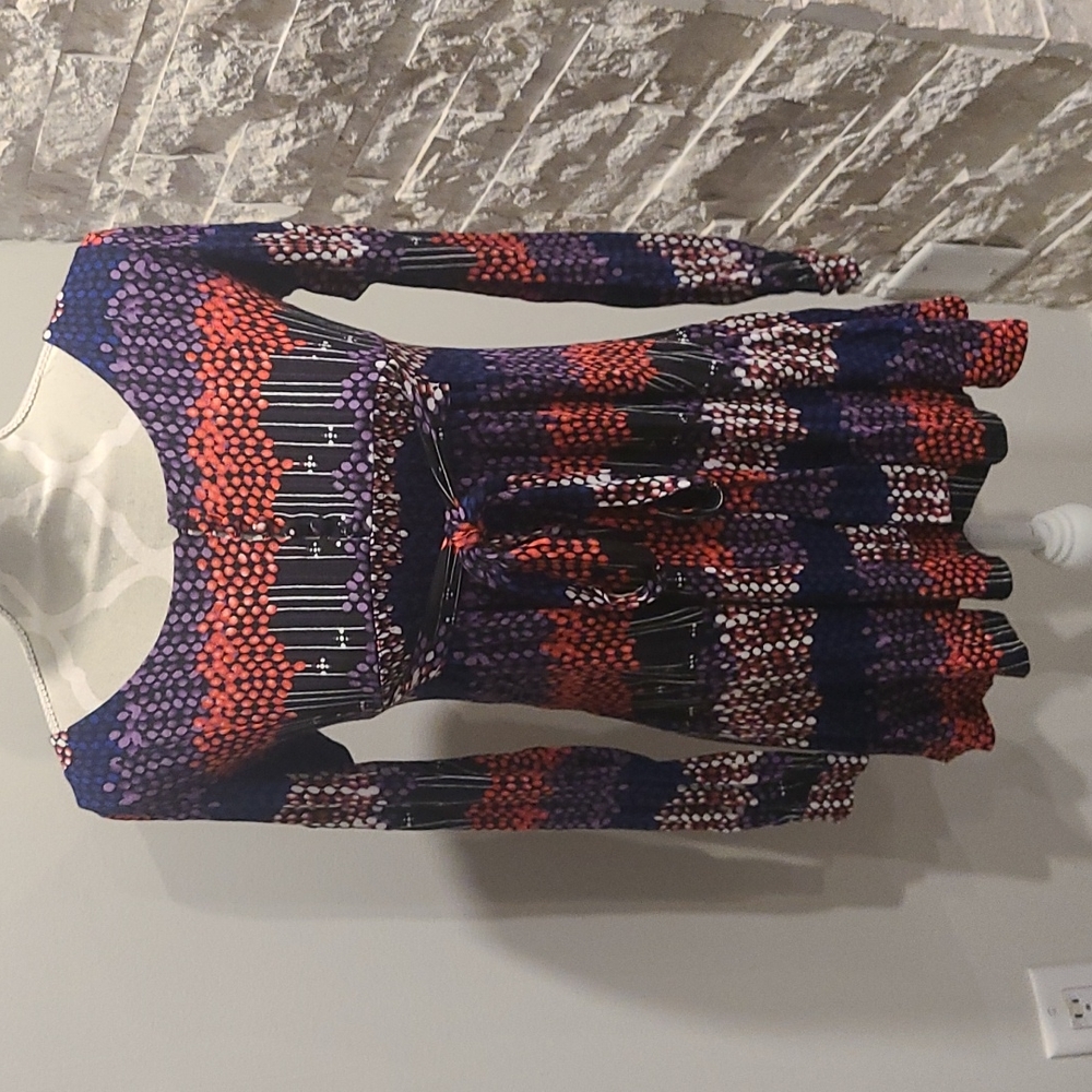 Tristan & Iseut long sleeve patterned top / tunic